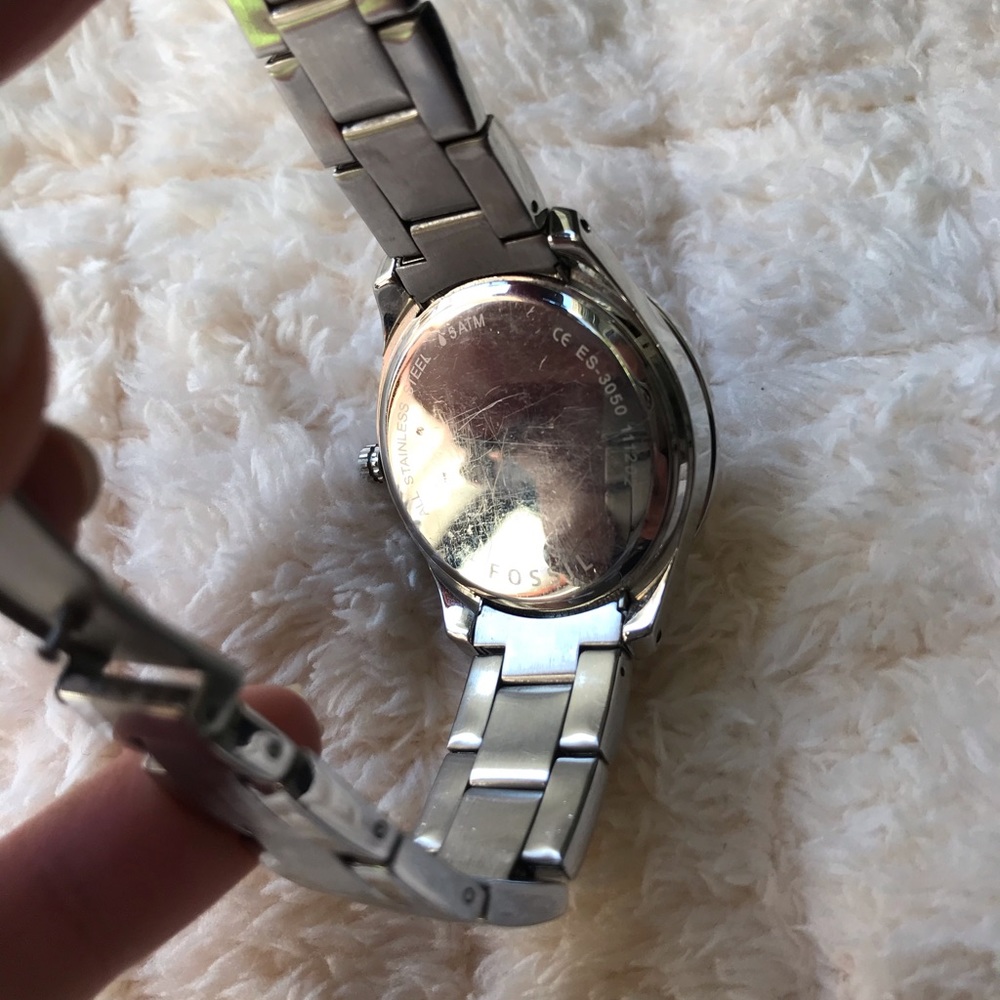 FOSSIL watch with multicolored rhinestones - Picture 6 of 8